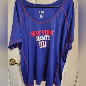 Women's NFL New York Giants Short Sleeve Size 2x